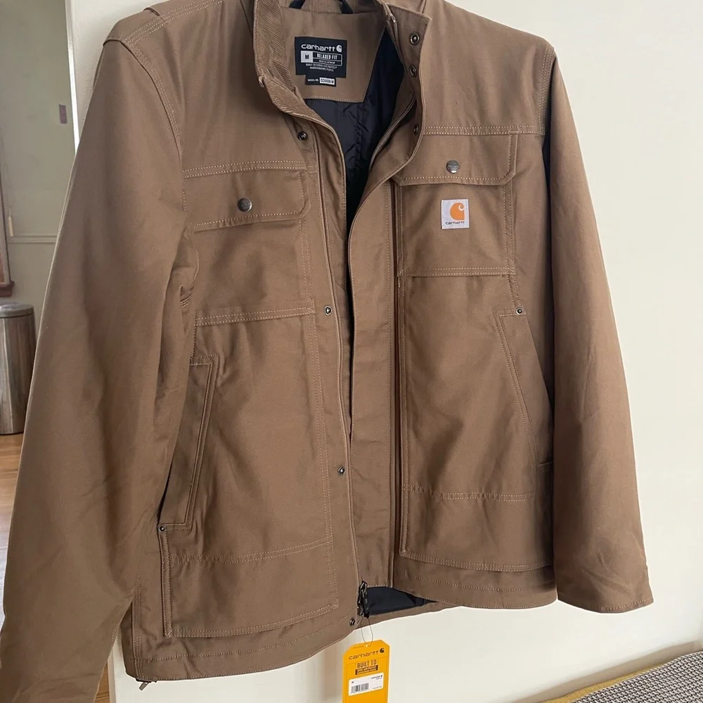 Carhartt Full Swing Relaxed Mens MEDIUM 3M insulated tech coat jacket NEW NWT - Picture 2 of 16